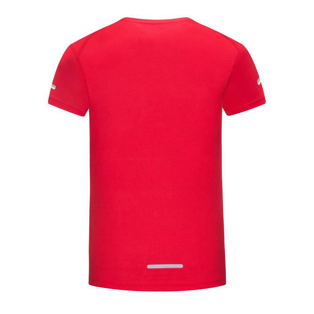 男装 2020新款春夏季潮流时尚运动红色圆领短袖T恤