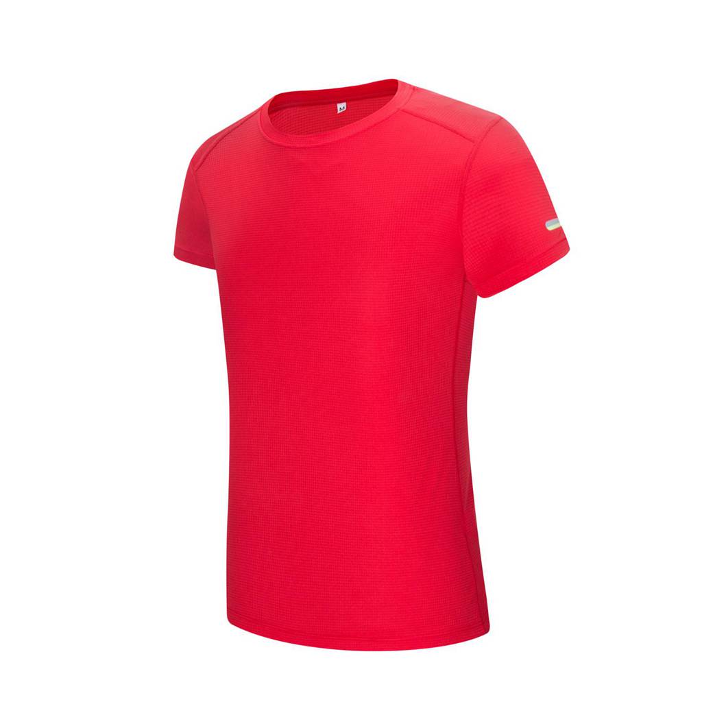女装 2020新款春夏季潮流时尚运动红色圆领短袖T恤