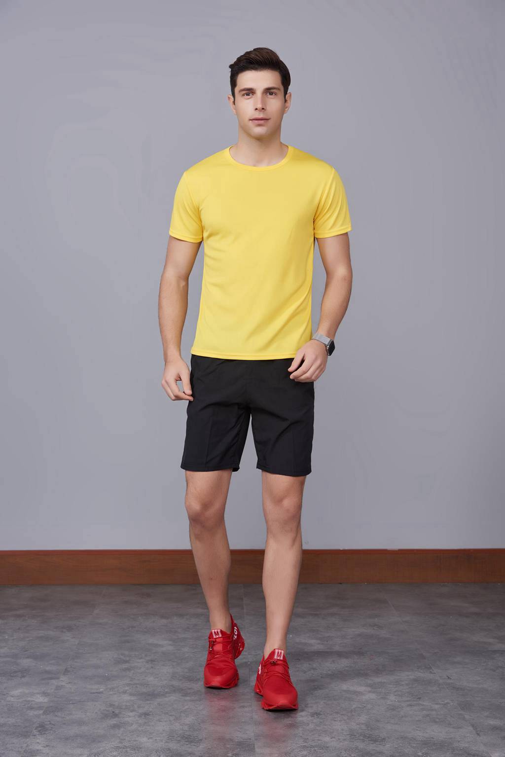 速干T恤 黄色速干衣凉爽运动服