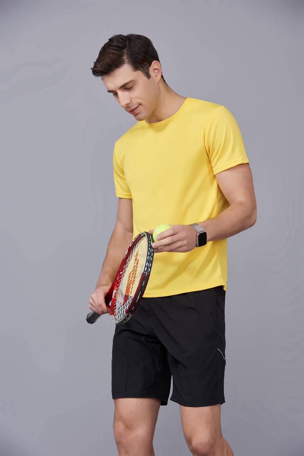 速干T恤 黄色速干衣凉爽运动服