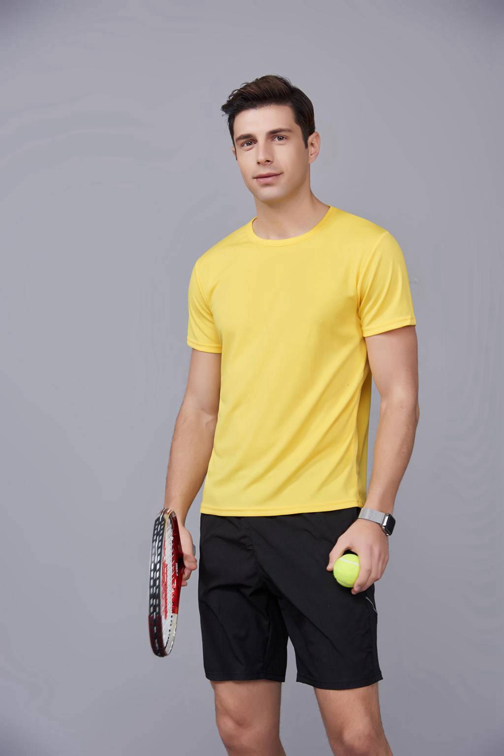 速干T恤 黄色速干衣凉爽运动服