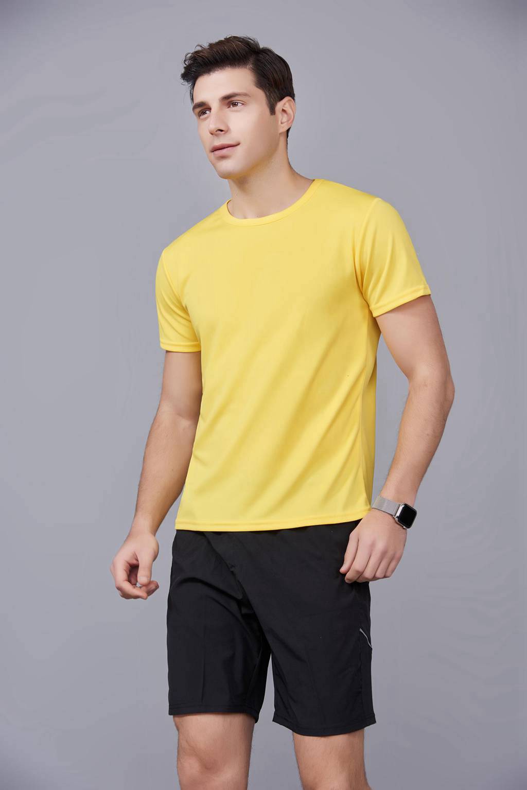 速干T恤 黄色速干衣凉爽运动服