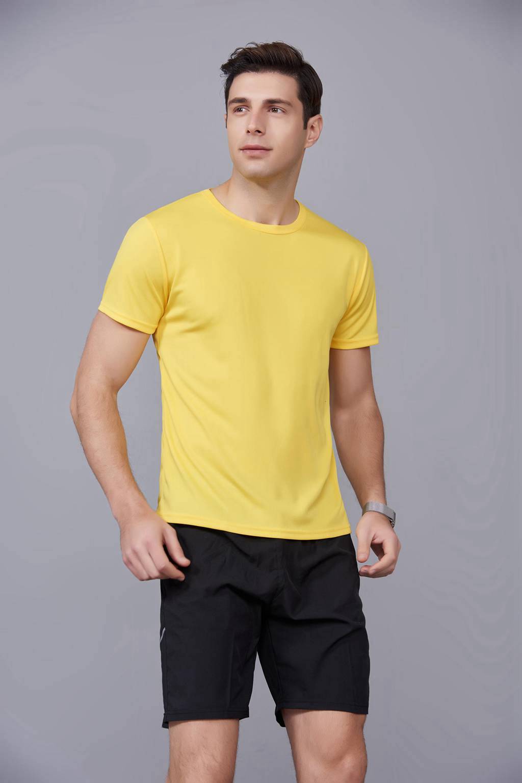 速干T恤 黄色速干衣凉爽运动服
