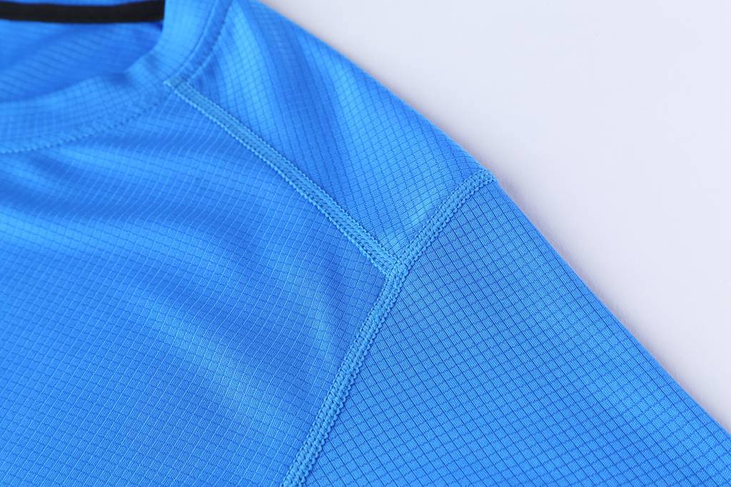 男士2020新款多色时尚休闲T恤 蓝色3D细节