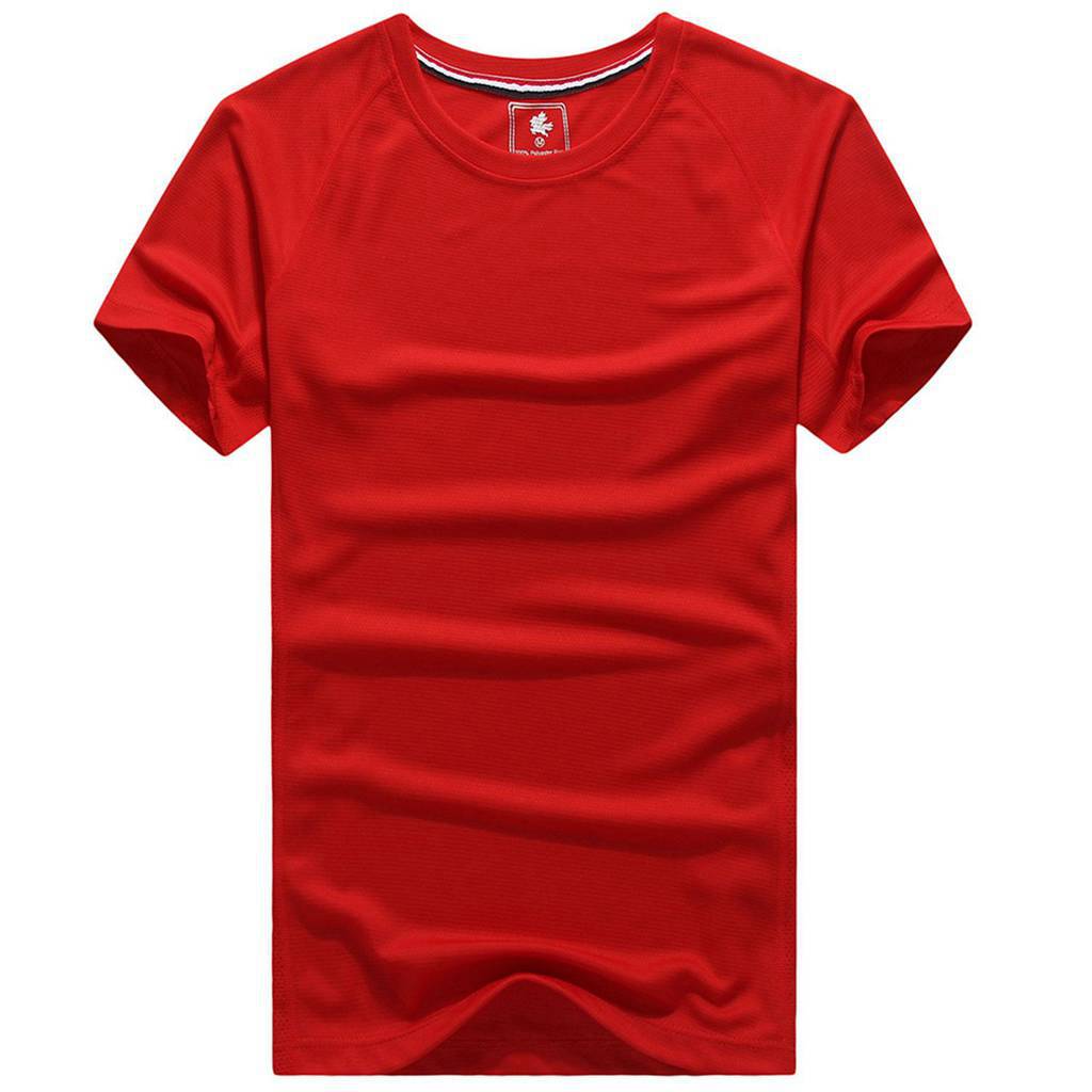 春夏折扣新品短袖T恤修身圆领套头上衣-平铺效果图