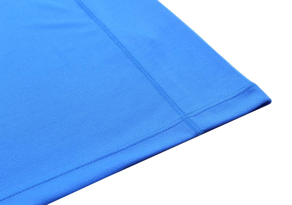 情侣T恤  运动内搭潮T恤定做 蓝色细节图