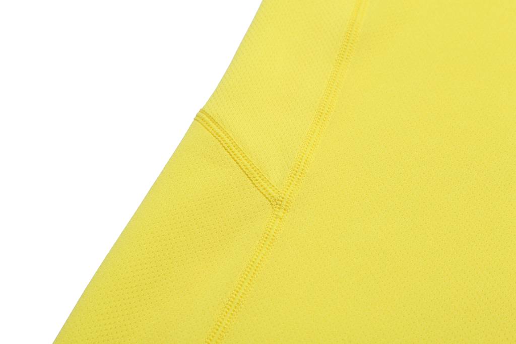 情侣T恤  运动内搭潮T恤定做 黄色细节图