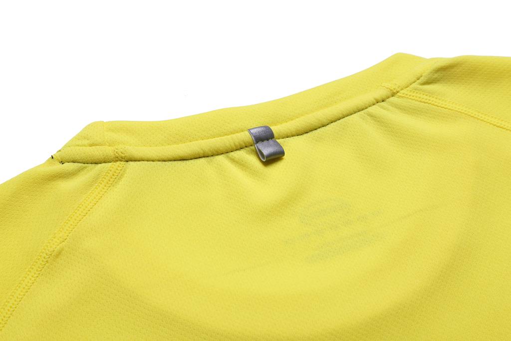 情侣T恤  运动内搭潮T恤定做 黄色细节图