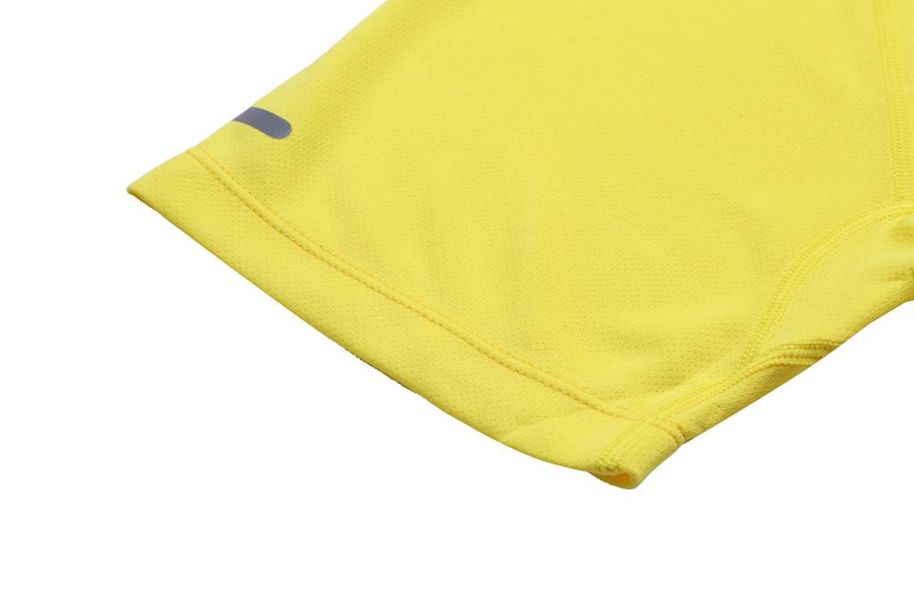 情侣T恤  运动内搭潮T恤定做 黄色细节图