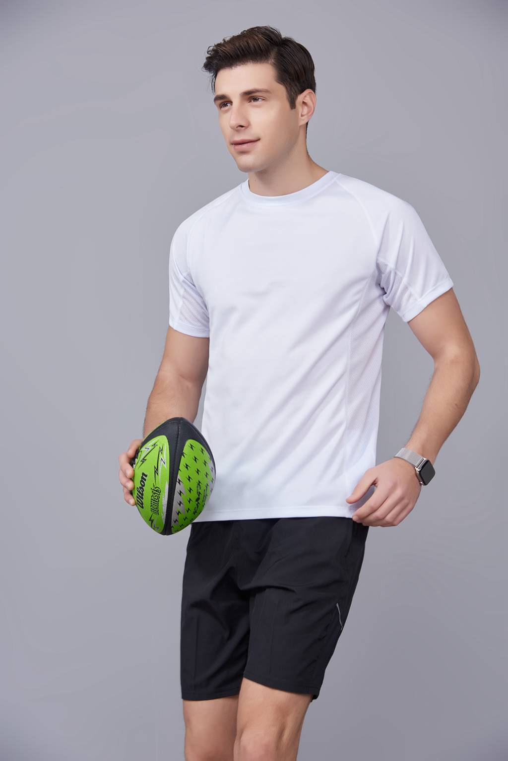 t恤定做  2020年新款半袖运动服 轻薄款上衣 白色