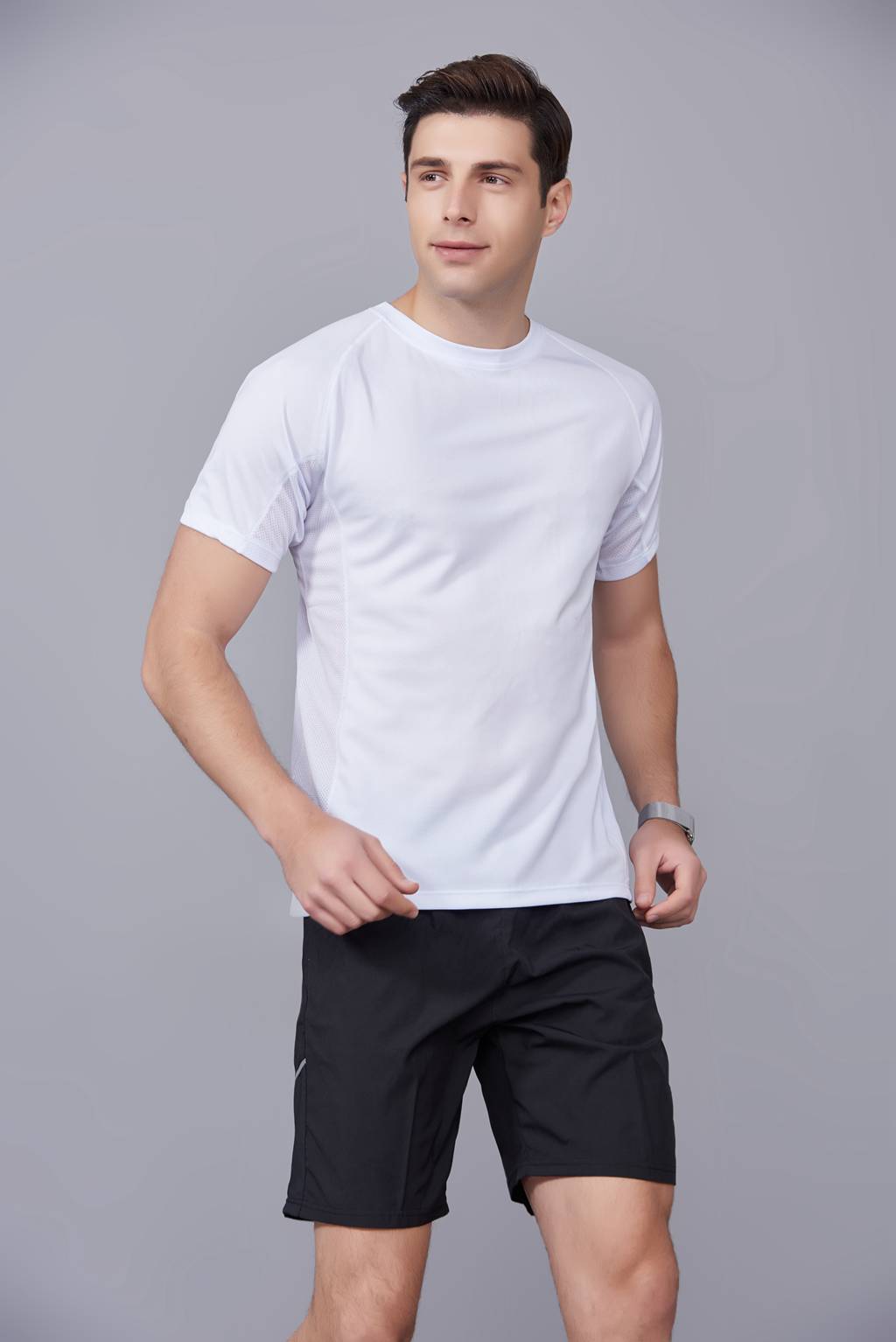 t恤定做  2020年新款半袖运动服 轻薄款上衣 白色