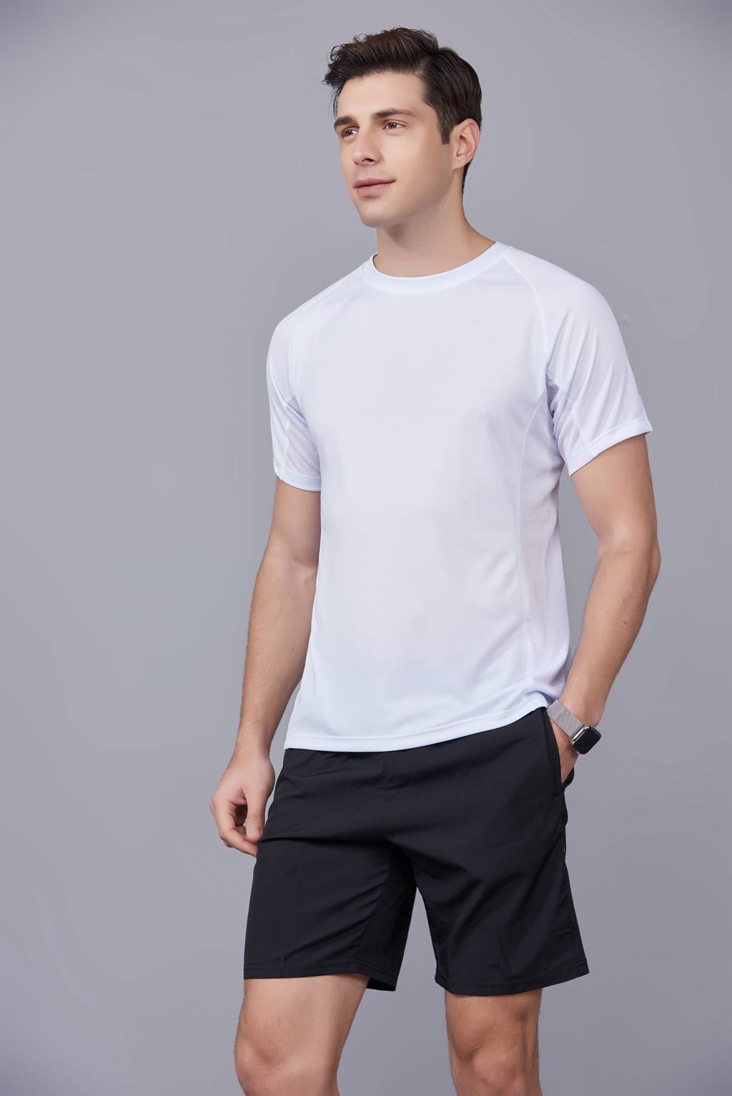 t恤定做  2020年新款半袖运动服 轻薄款上衣 白色