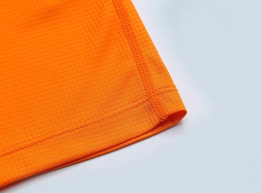 夏季透气速干新品 舒适短袖圆领T恤衫运动服健身短T 橘色细节